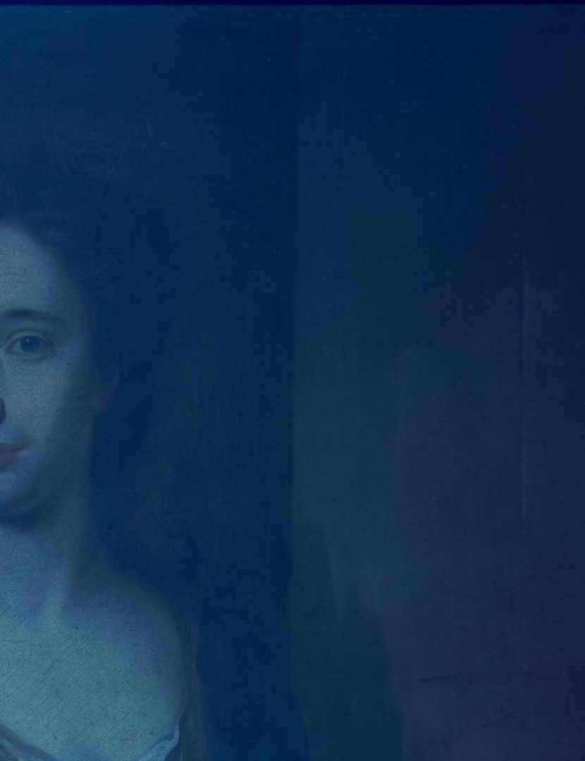 Lot 486: 18th C. American Portrait of a Lady,  Robert Feke