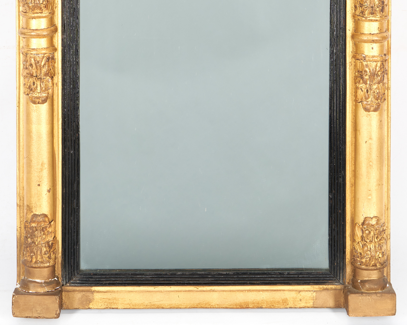 Lot 510: Nashville Related Antique Mirror and Engraving, 2 items