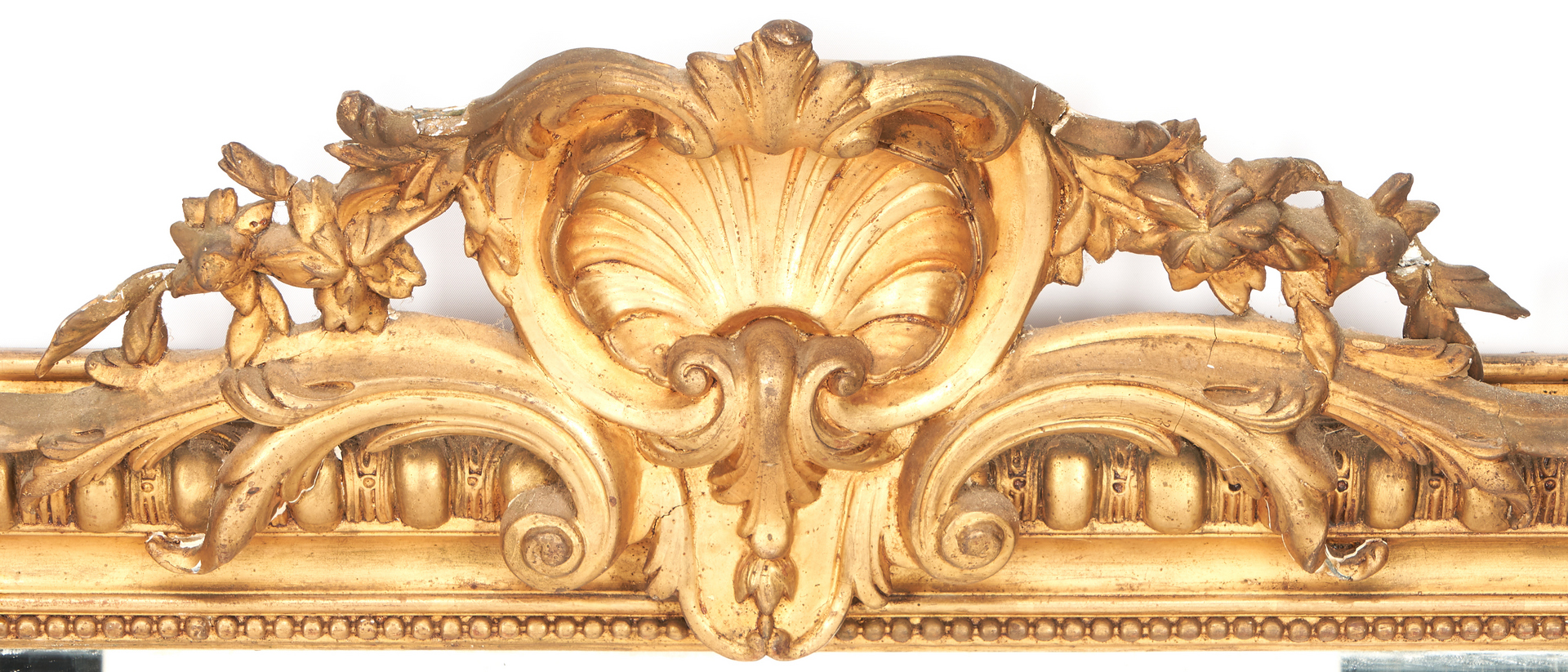 Lot 524: French Louis Philippe Gilt Mirror, 19th Century