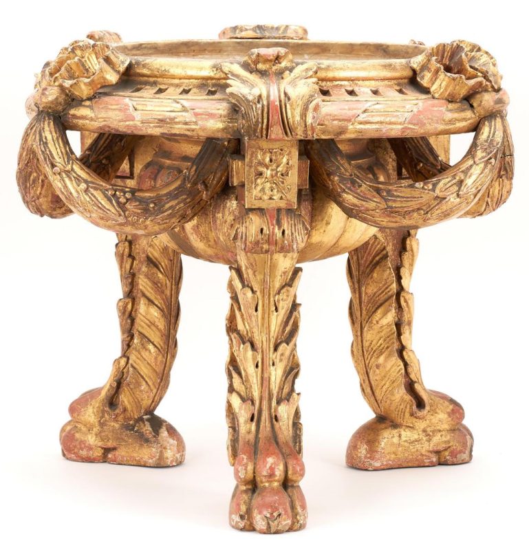 Lot 526: French Louis XVI Style Carved Urn Stand or Pedestal