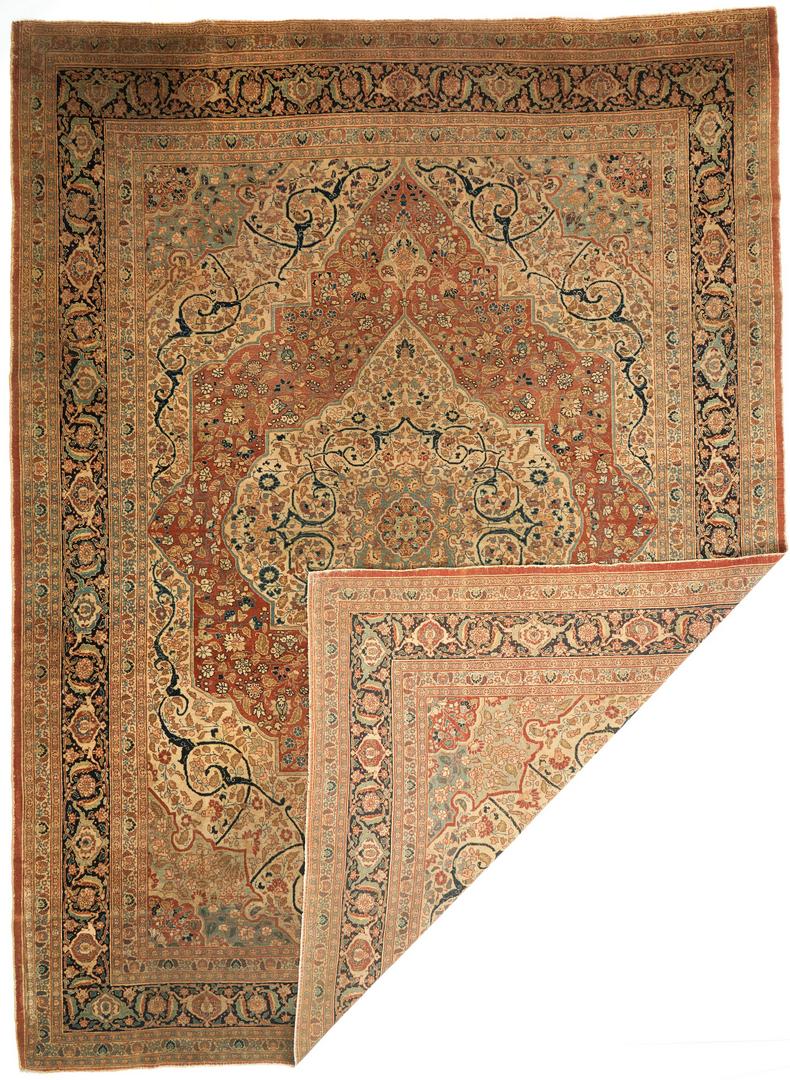 Lot 529: Antique Persian Tabriz Rug