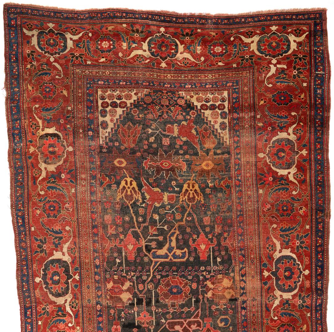Lot 531: Persian Bijar or Bidjar Rug, 16 x 8 ft