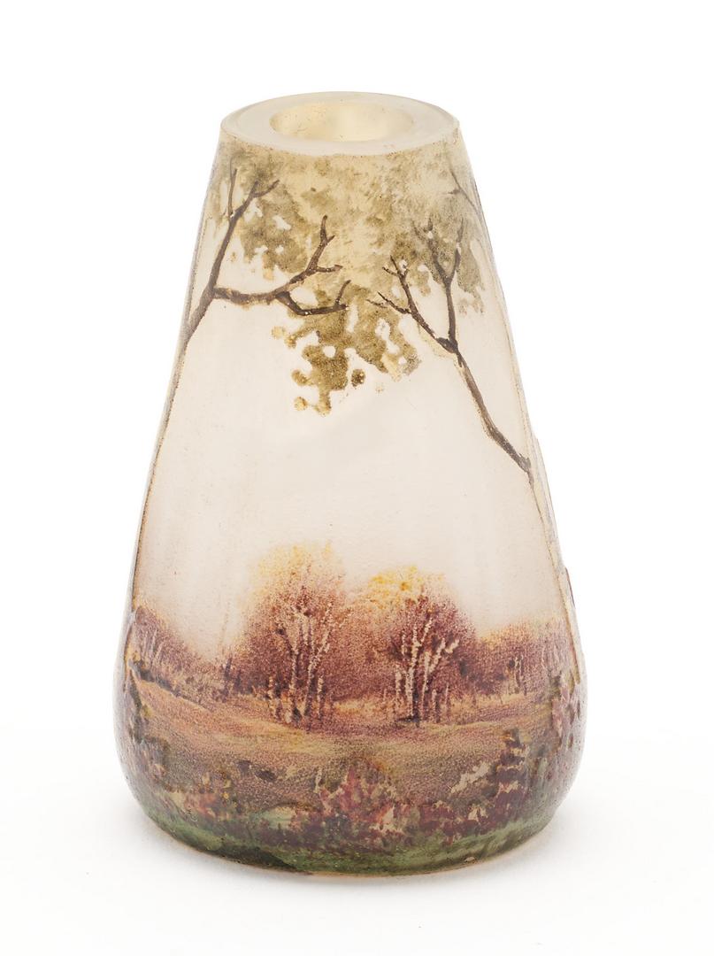 Lot 545: Miniature Daum Nancy Art Glass Vase