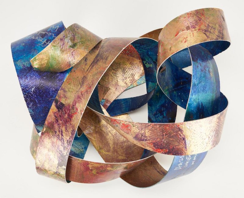 Lot 587: Ali Hassan Abstract Sculpture, "Different Shades of Humanity"