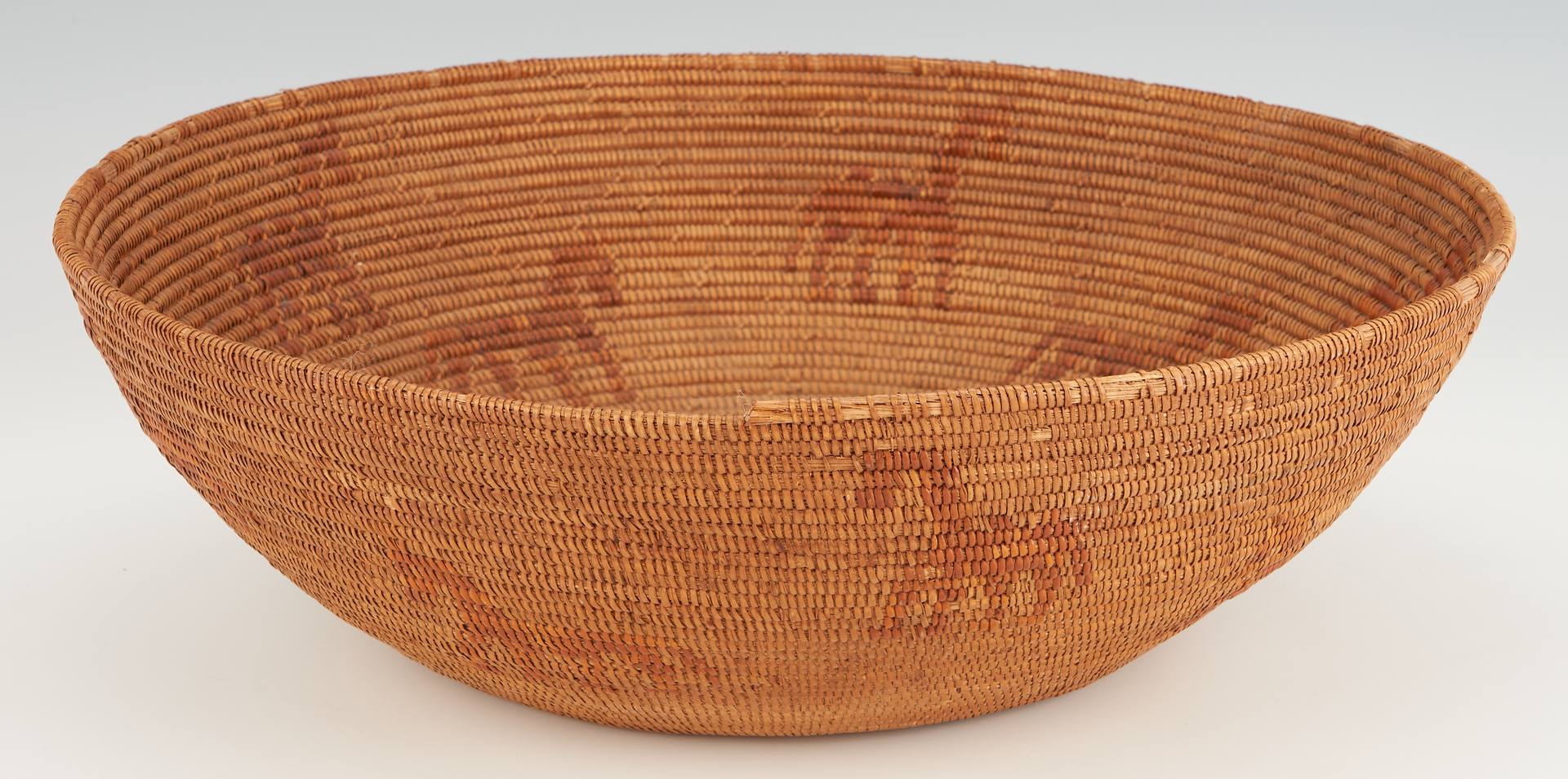 Lot 598: Califonia Mission Native American Pictorial Basket