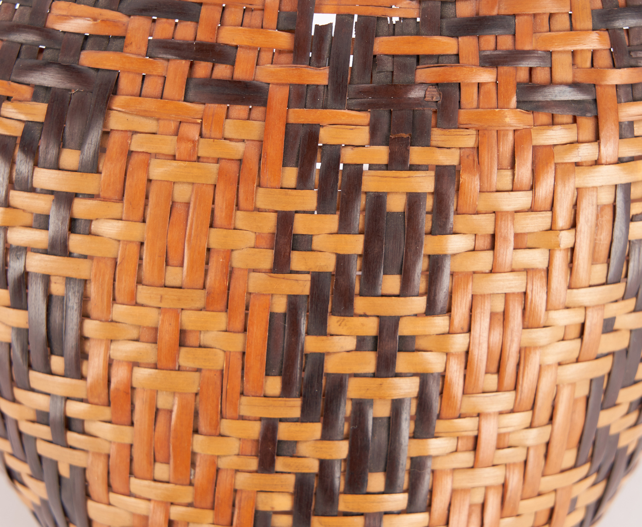 Lot 602: 2 Native American Chitimacha Rivercane Baskets