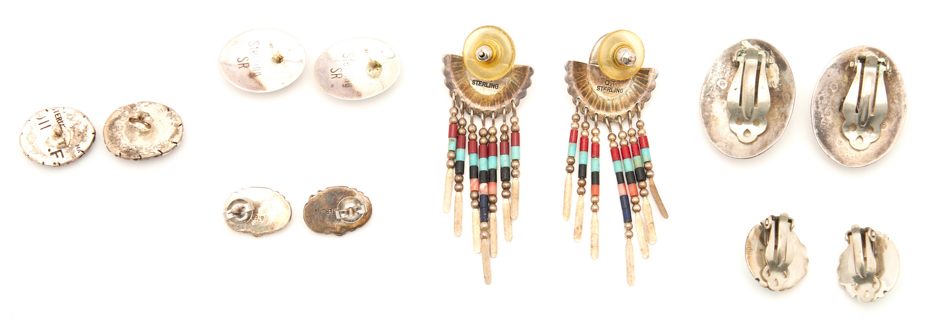 Lot 612: 38 Native American Jewelry Items