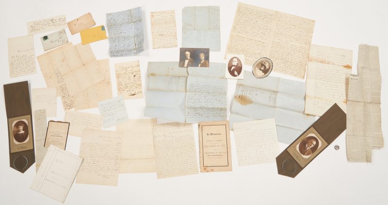 Lot 655: Fite-James Family Archive, Civil War, POW, & Slave Related, 32 items