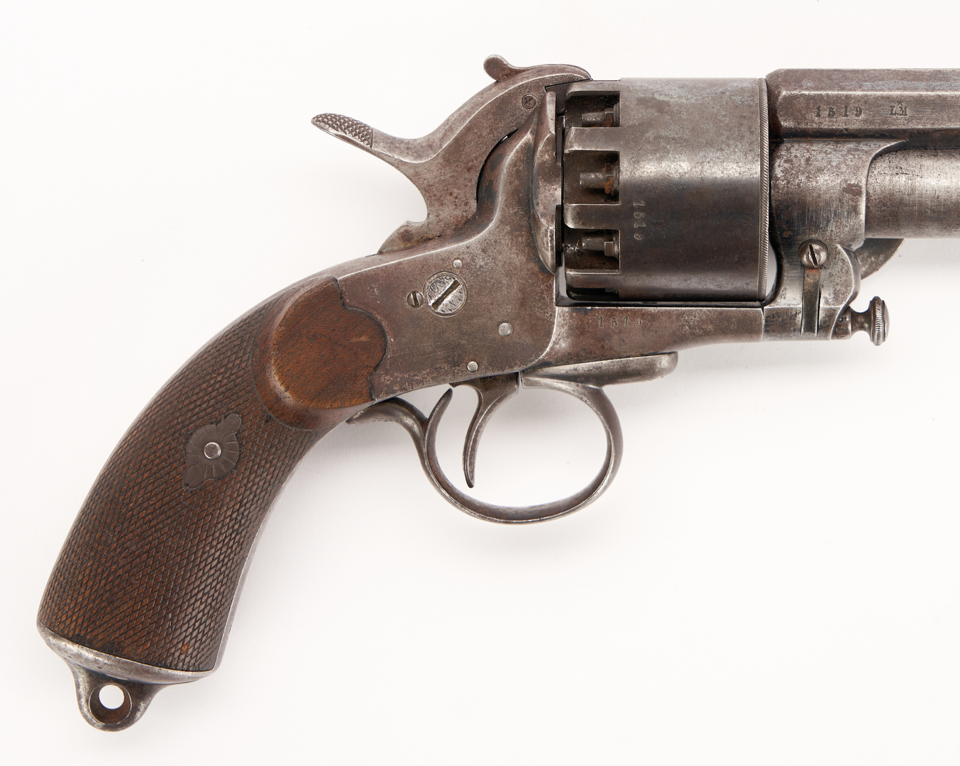 Lot 659: Civil War Confederate LeMat Revolver, .42 & .63 cal.