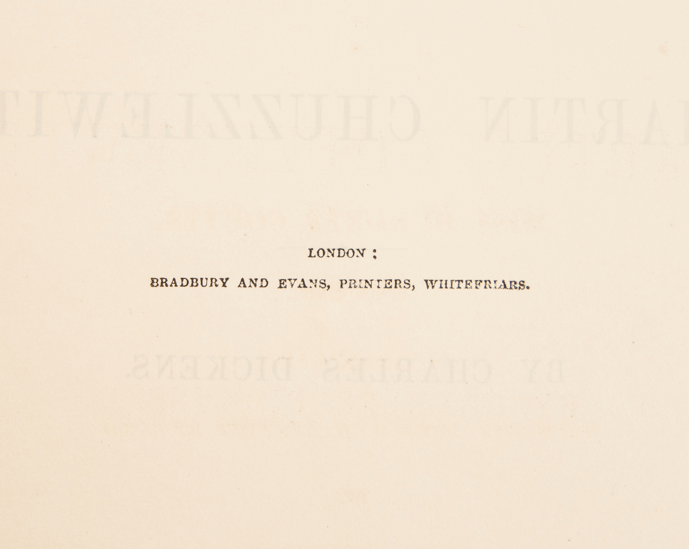 Lot 678: Martin Chuzzlewit, 1st Ed. w/ Dickens ALS