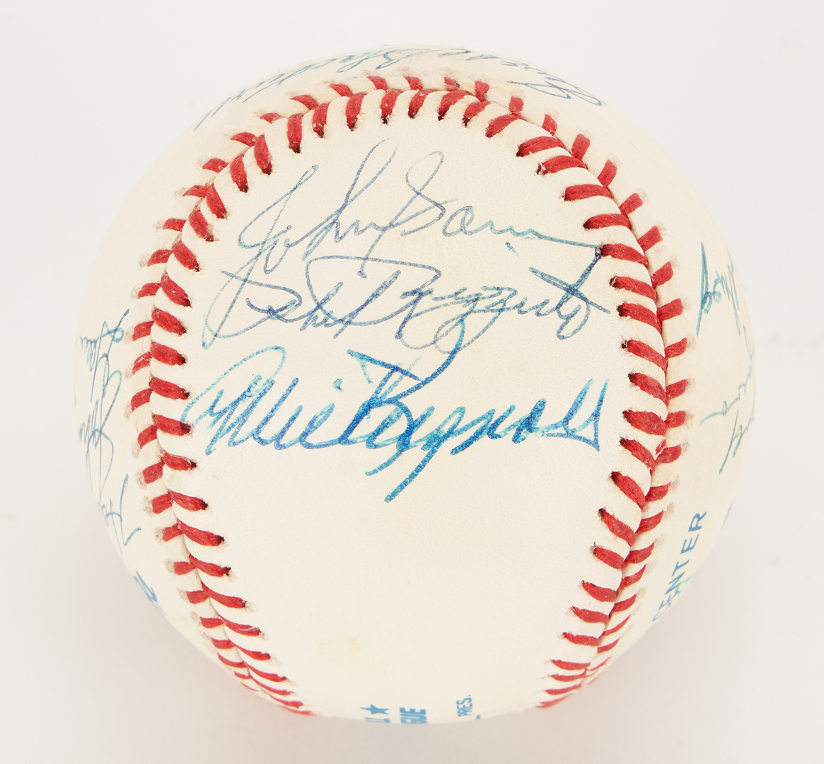 Lot 720: 4 Signed Baseballs, incl. NY Yankees, 500 Home Run Club