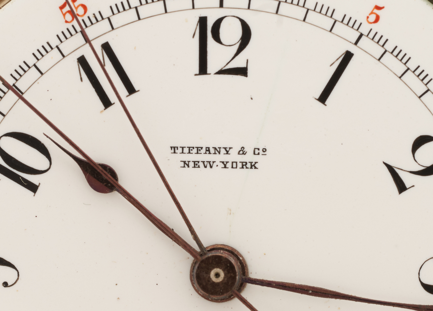 Lot 72: Tiffany & Company 18K Split-Second Chronograph Pocketwatch