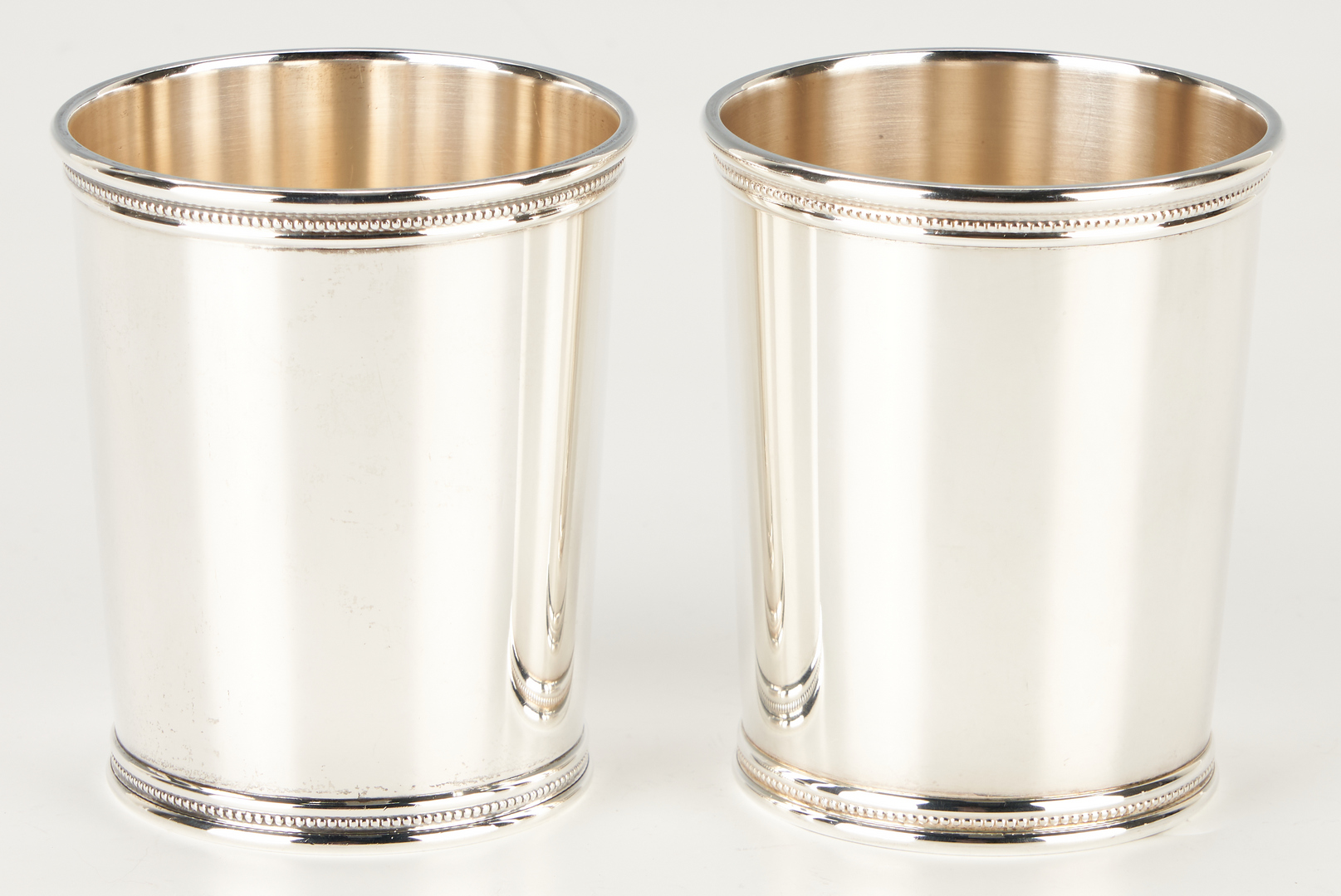 Lot 755: 2 Scearce Presidential Sterling Silver Julep Cups
