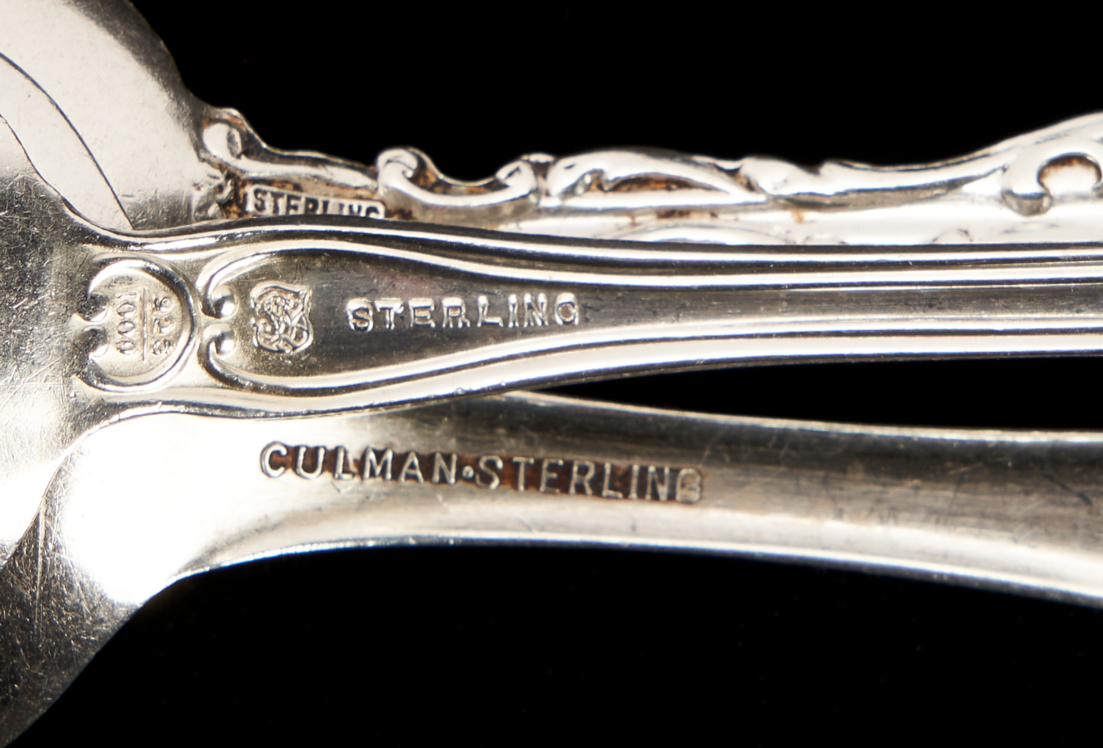 Lot 779: 76 Asst. Sterling Silver Flatware Items