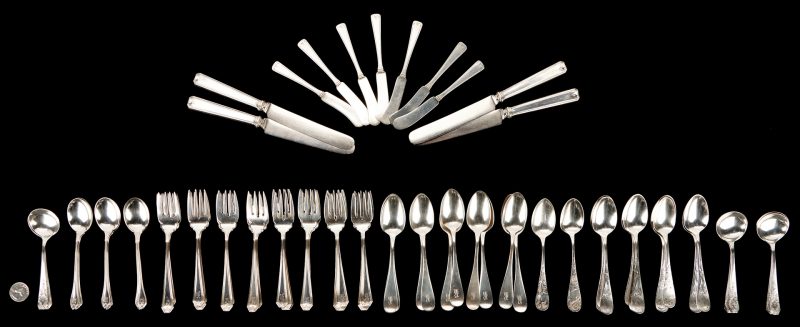 Lot 785: 71 Pcs. Sterling Silver Flatware, incl. Whiting, Towle and more