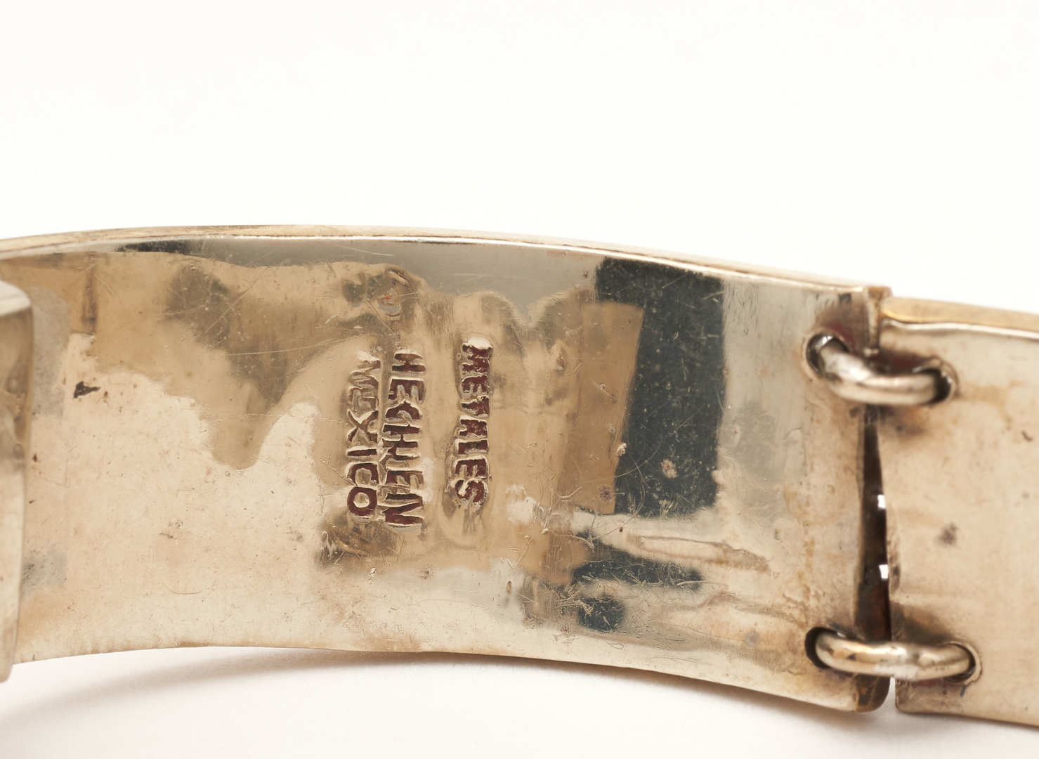 Lot 840: 4 Mexican Sterling Silver Bracelets, incl. Enrique Ledesma