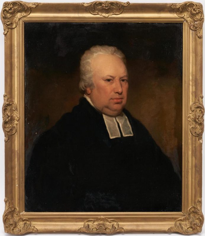 Lot 892: Early 19th Century Oil Portrait of a Clergyman
