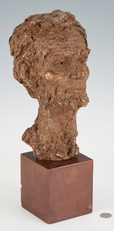 Lot 903: Robert Berks Bust Sculpture of Abraham Lincoln