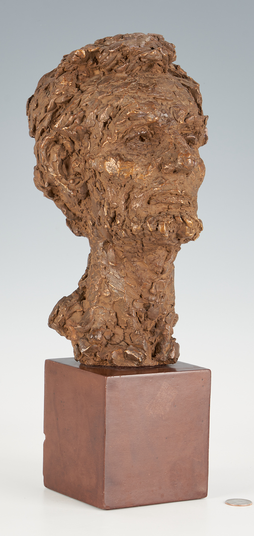Lot 903: Robert Berks Bust Sculpture of Abraham Lincoln