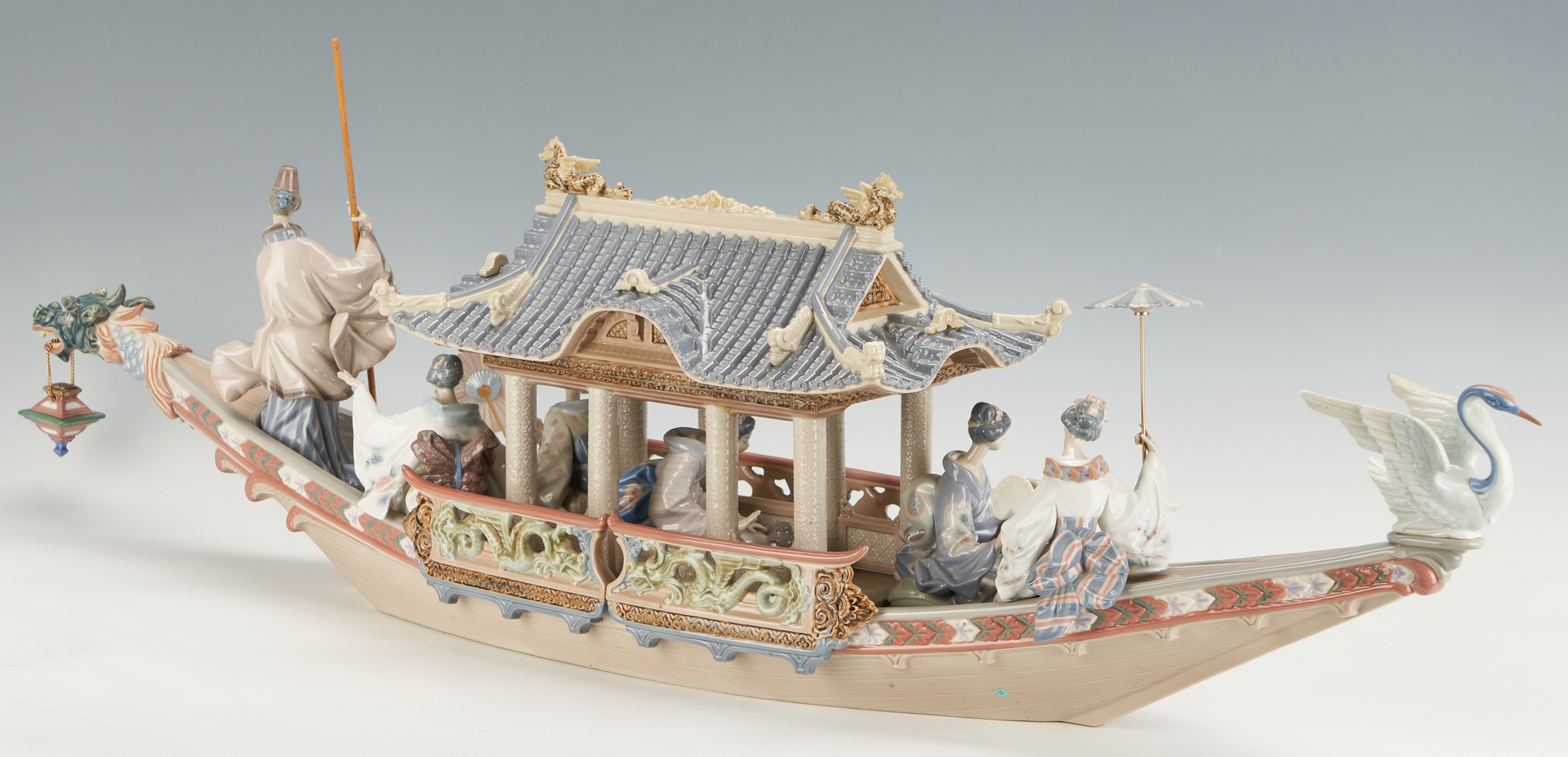 Lot 941: Limited Edition Lladro Porcelain Group, Kitakami Cruise