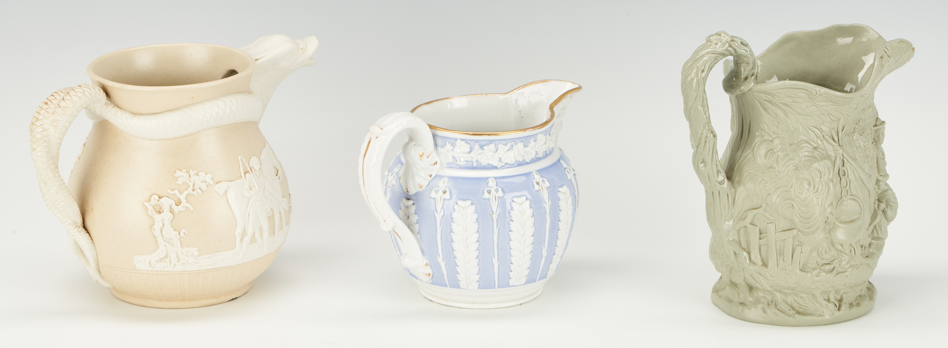 Lot 959: 54 British Ceramic Items, incl. Tassies, Vessels