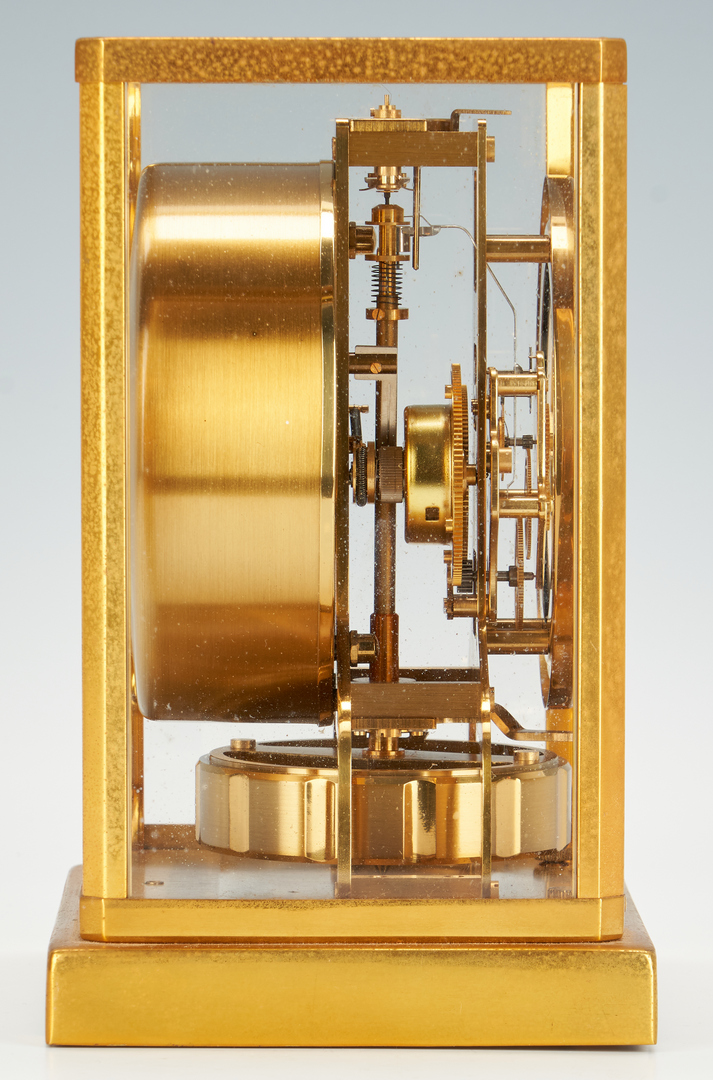 Lot 997: Lecoultre Brass Atmos Mantle Clock w/ Case