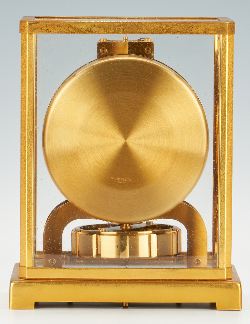 Lot 997: Lecoultre Brass Atmos Mantle Clock w/ Case