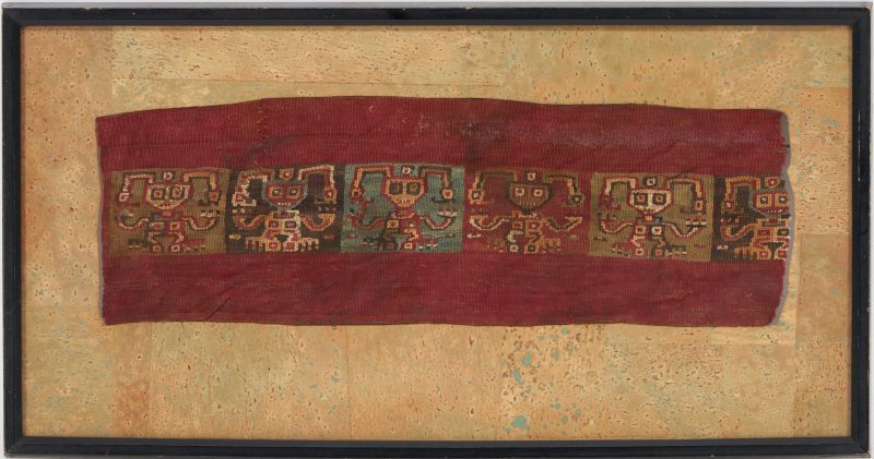 Lot 1025: Framed Precolumbian Inca Weaving