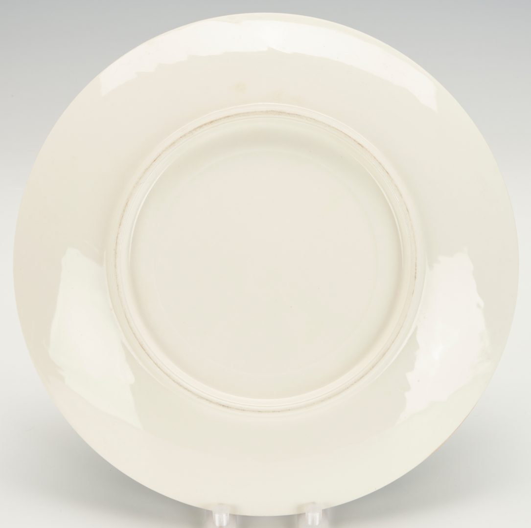 Lot 1046: Three (3) Asian Blue & White Porcelain Plates inc. Persian Market