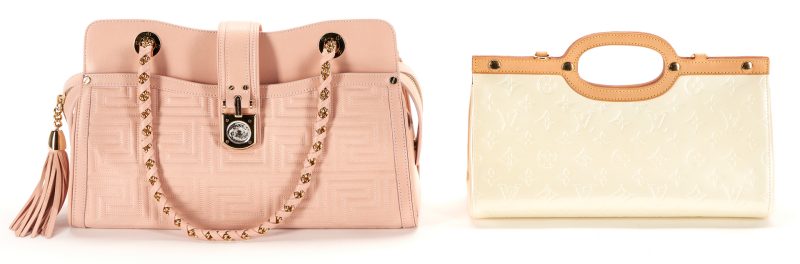 Lot 1094: 2 European Designer Handbags, Louis Vuitton & Versace