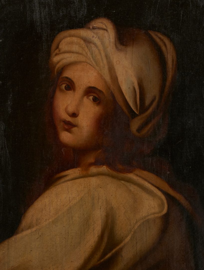 Lot 1162: After Guido Reni Continental Old Master Portrait of Beatrice Cenci,19th century
