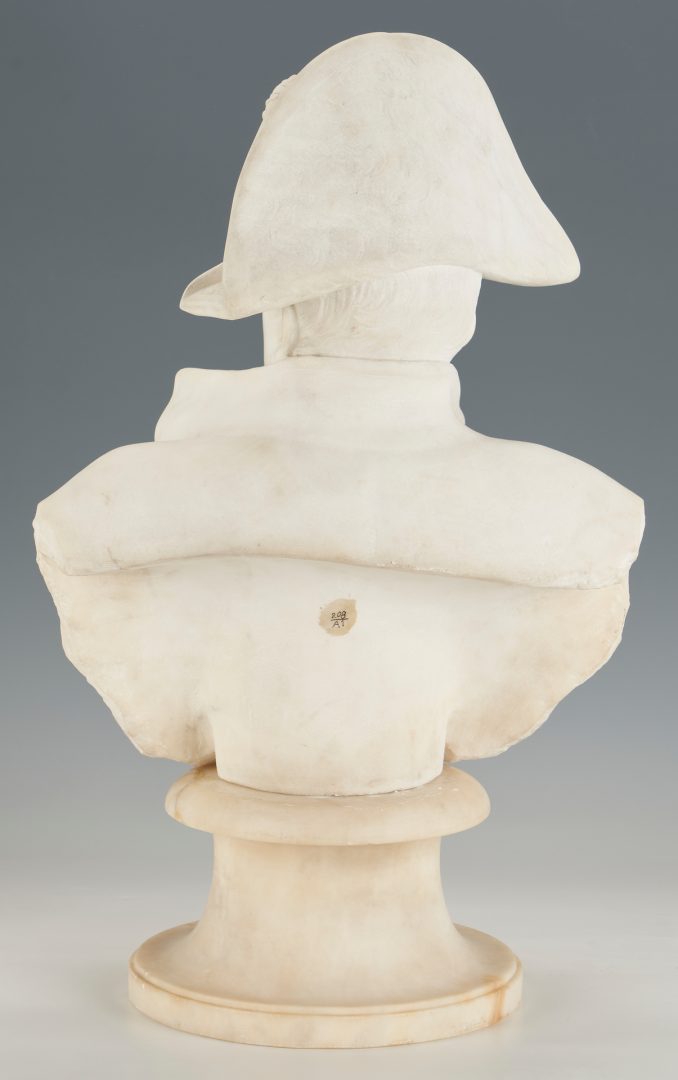 Lot 1163: Continental Marble Bust of Napoleon