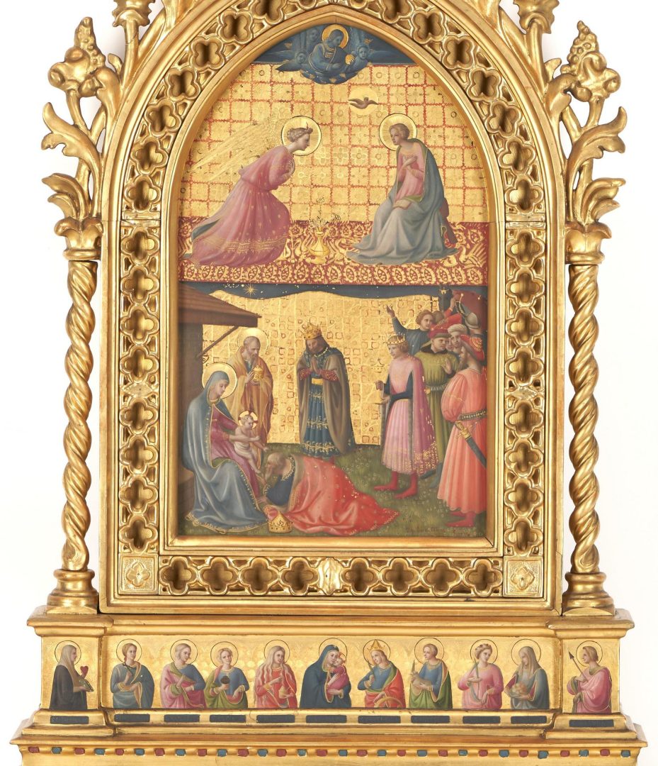 Lot 136: After Fra Angelico, Annunciation and Adoration of the Magi, Grand Tour