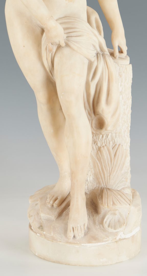 Lot 142: After Falconet, Alabaster Sculpture "Venus After the Bath"