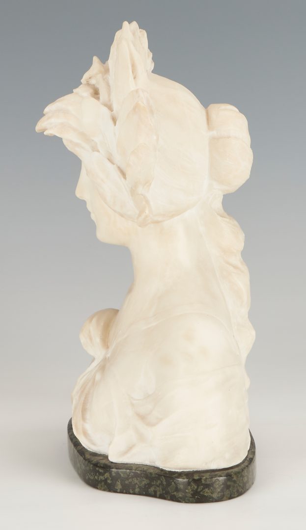 Lot 147: Adolfo Cipriani Marble Bust of Daphne