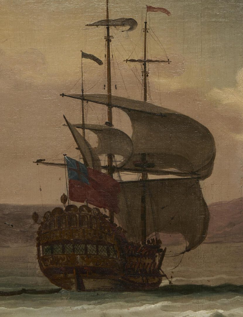 Lot 156: English School Maritime Painting,18th Century