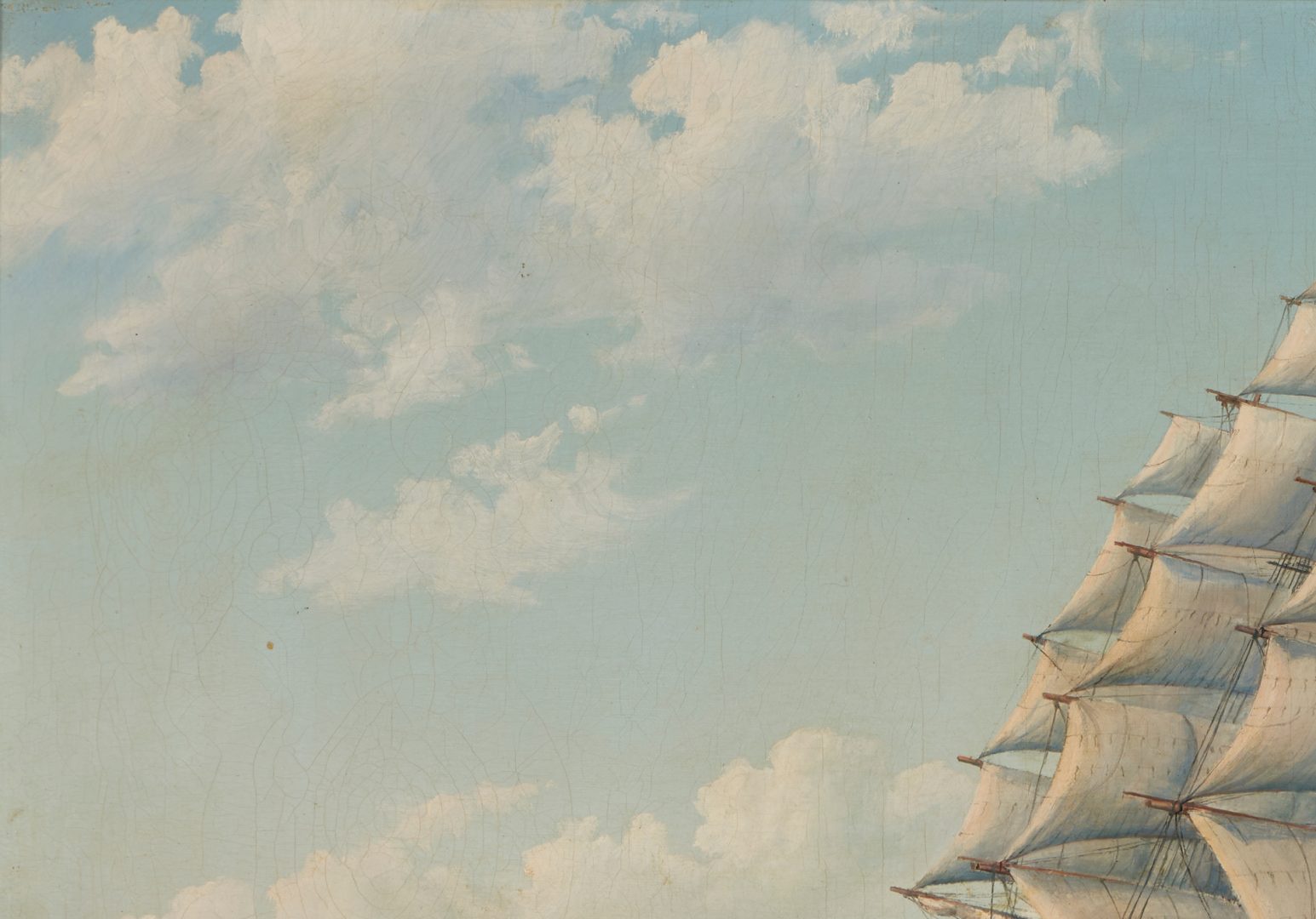 Lot 181: Alex Breede O/C Maritime Painting, Romance of the Sea