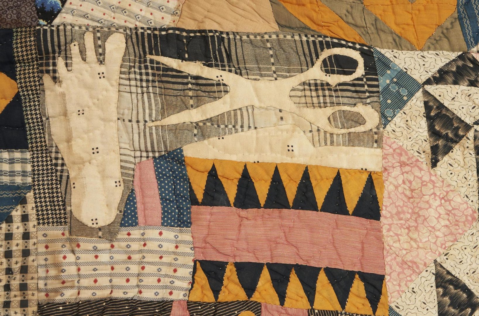 Lot 203: Exhibited African-American Quilt by Josie Covington, TN, Late 19th C.