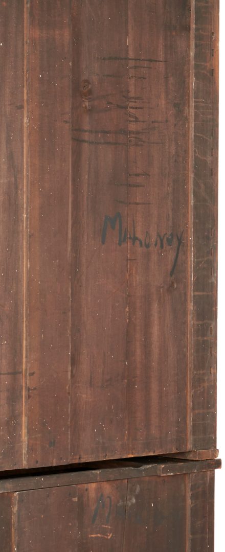 Lot 241: Kentucky Classical Mahogany Secretary Bookcase