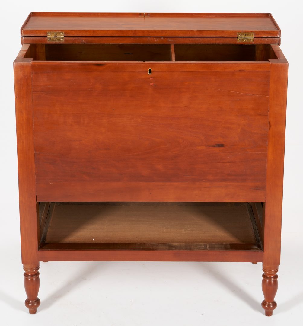 Lot 246: Middle TN or KY Sheraton Cherry Sugar Chest
