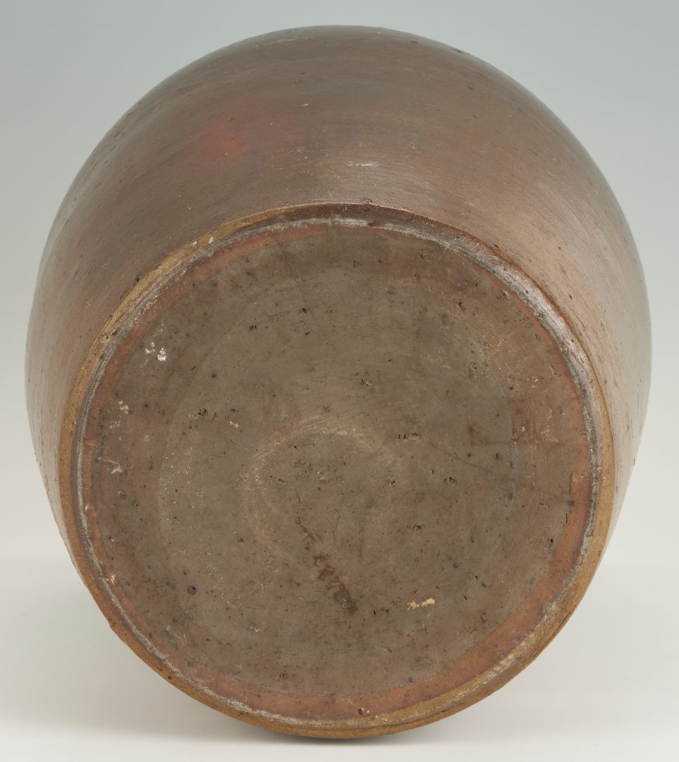 Lot 250: 2 Middle TN Stoneware Jars, J.A. Roberts & Lafever