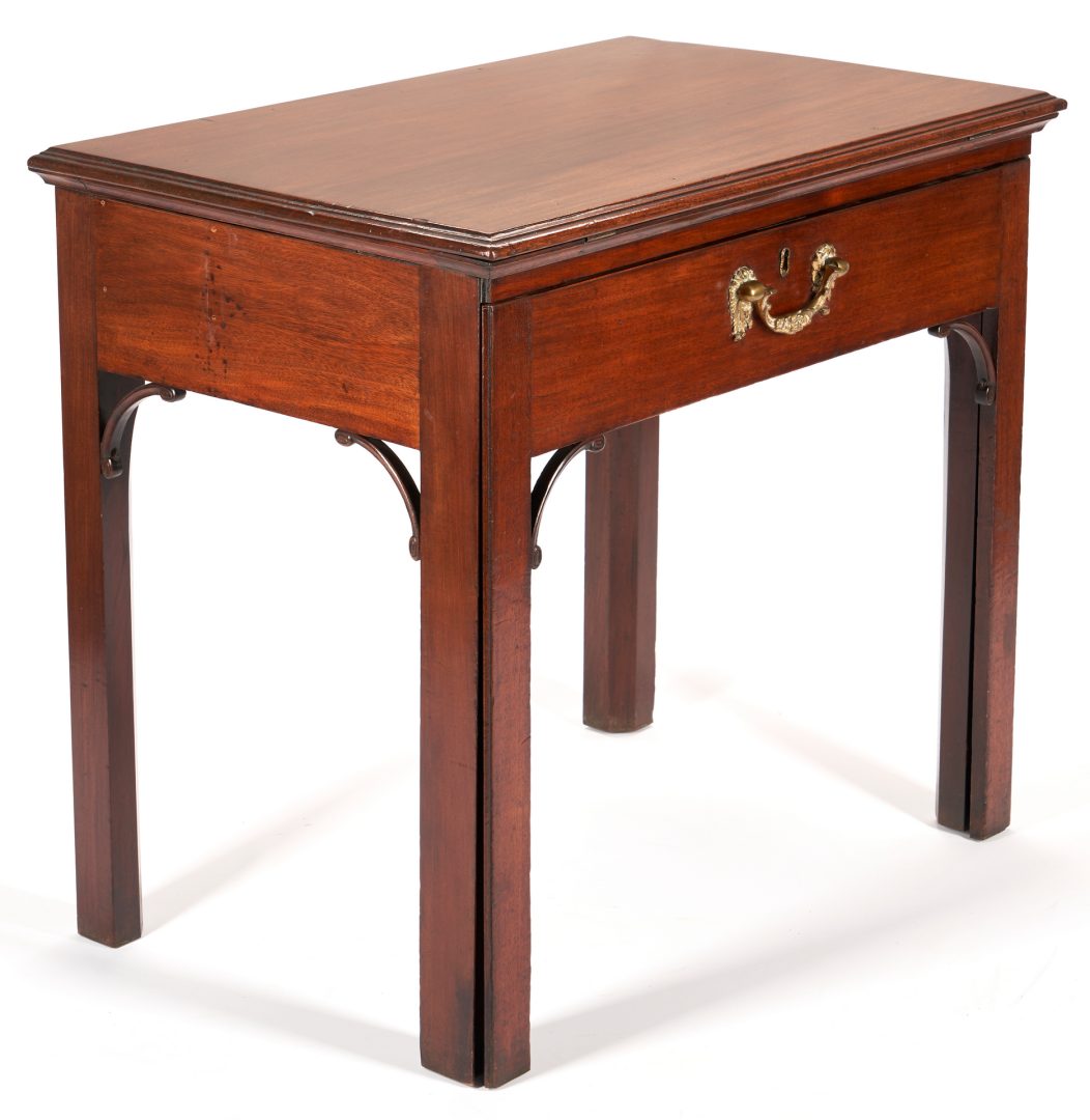 Lot 278: Georgian Chippendale Convertible Table or Desk