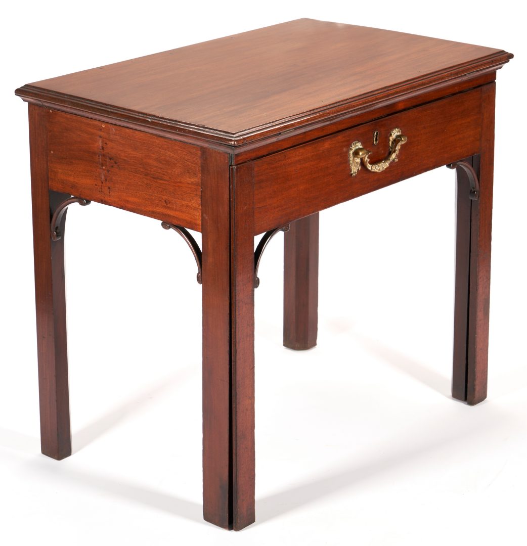 Lot 278: Georgian Chippendale Convertible Table or Desk