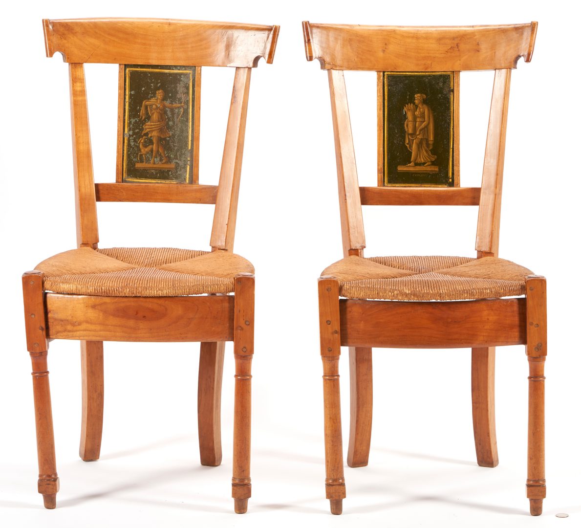 Lot 280: Group of 6 European Chairs w/ Classical Motifs