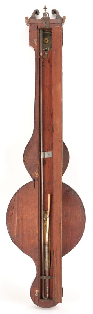 Lot 291: Carved & Painted Allegorical Hanging & George III Barometer