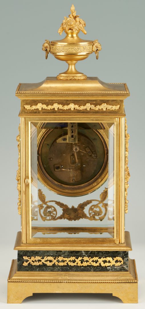 Lot 293: French AD Mougin Gilt Bronze Shelf Clock