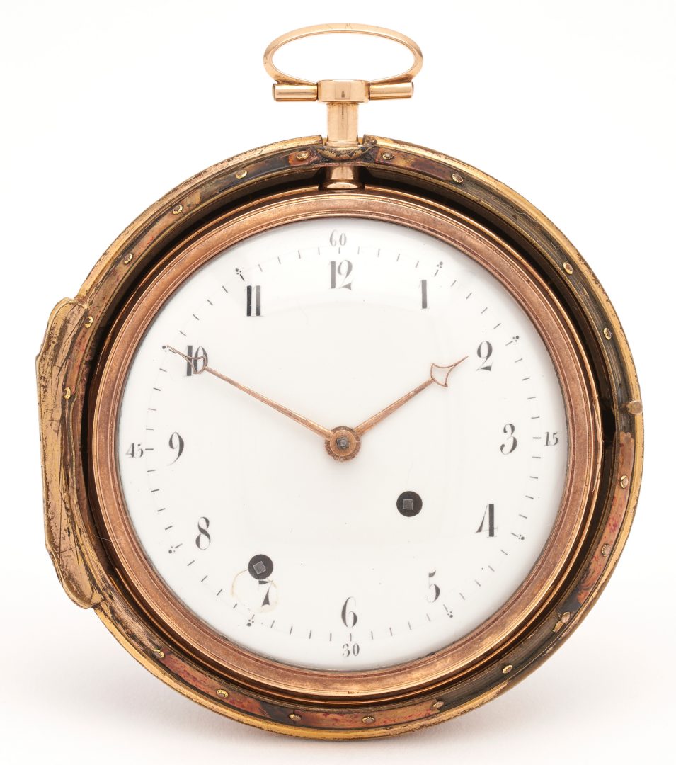 Lot 39: Rare Swiss Automaton Pocket Watch, Attr. to Pierre-Simon Gounouilhou