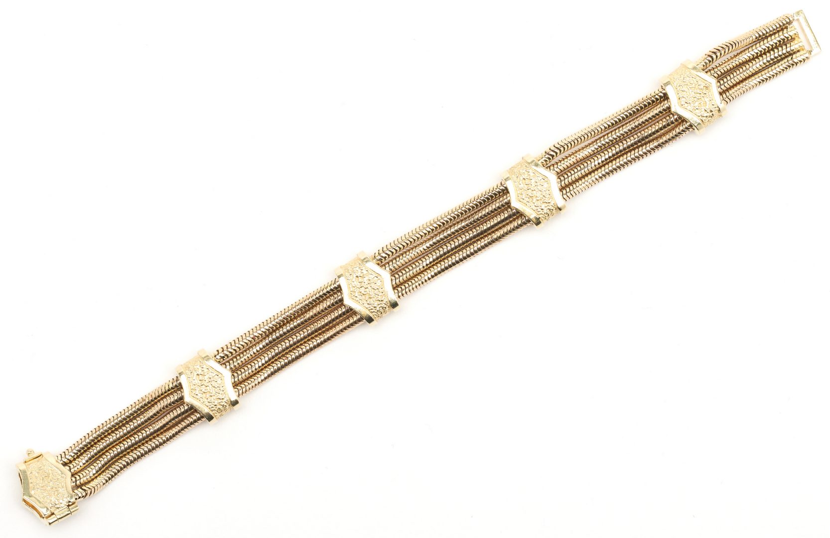 Lot 406: Aletto & Co. 14K Diamond Bracelet