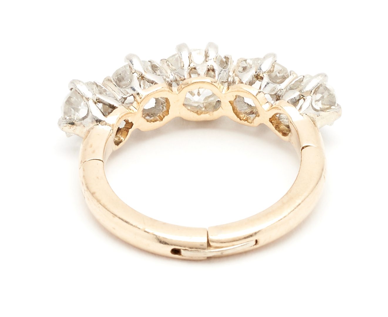 Lot 409: Ladies 14K Gold & Diamond Ring