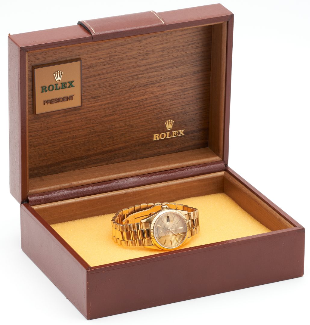 Lot 40: Men's 18K Rolex Day-Date President Wrist Watch